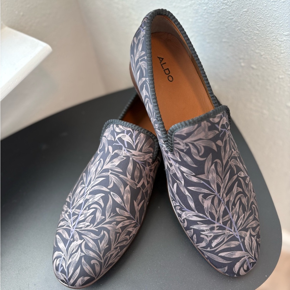 Aldo Men's Gray Patterned Loafers